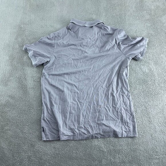 Ted Baker Mens Gray Polo Shirt Cotton/Modal Size 5 3883 - Picture 2 of 8